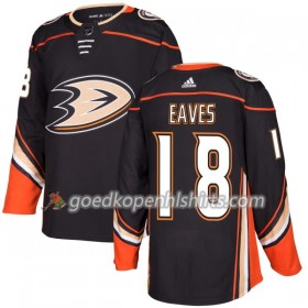 Anaheim Ducks Patrick Eaves 18 Adidas 2017-2018 Zwart Authentic Shirt - Mannen